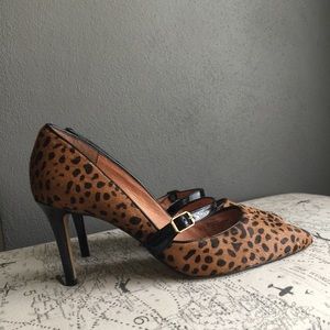 Halogen Cheetah Print Pumps